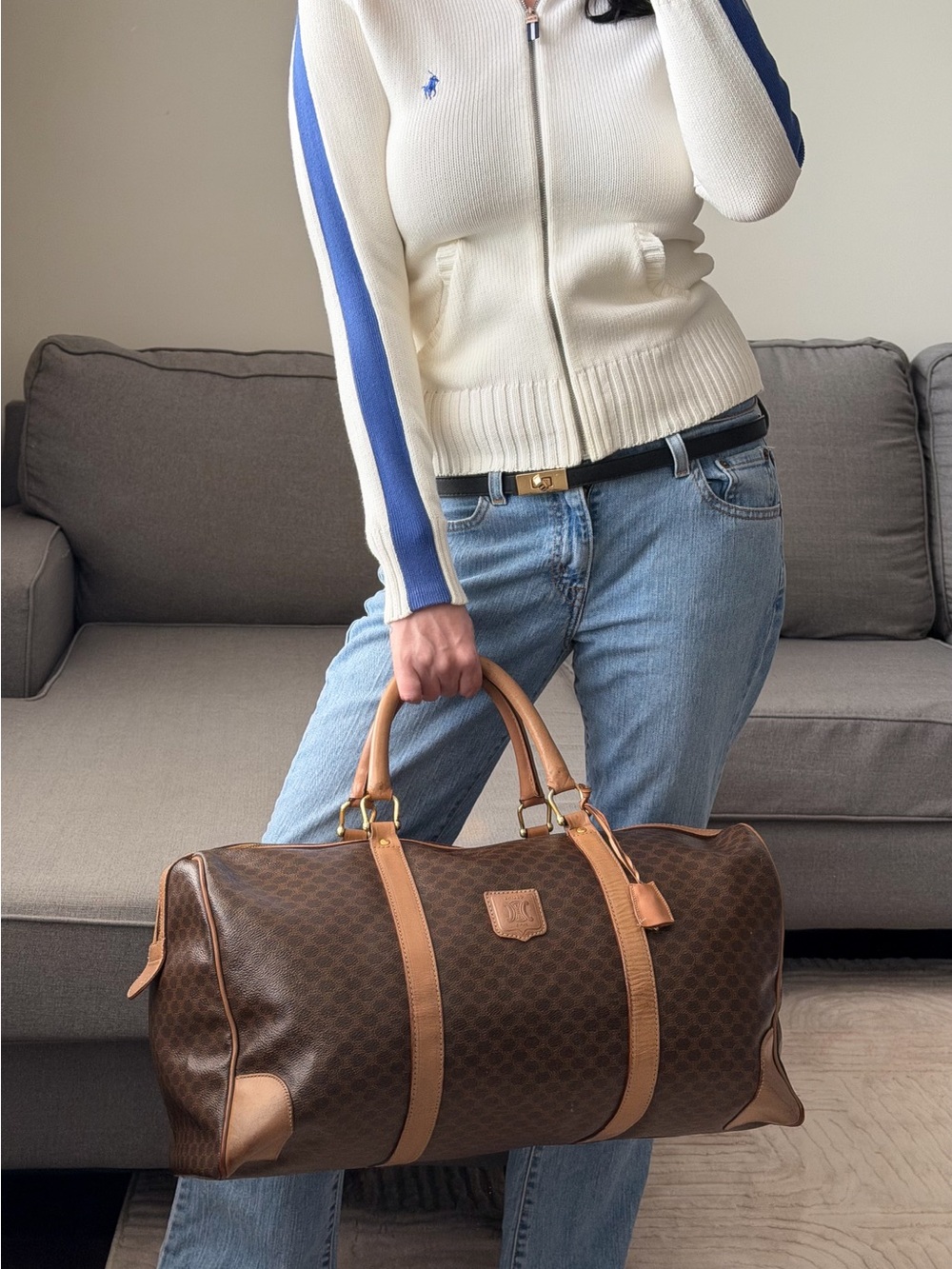 Celine Macadam Boston 40 Large Bag - Picture 3 of 16